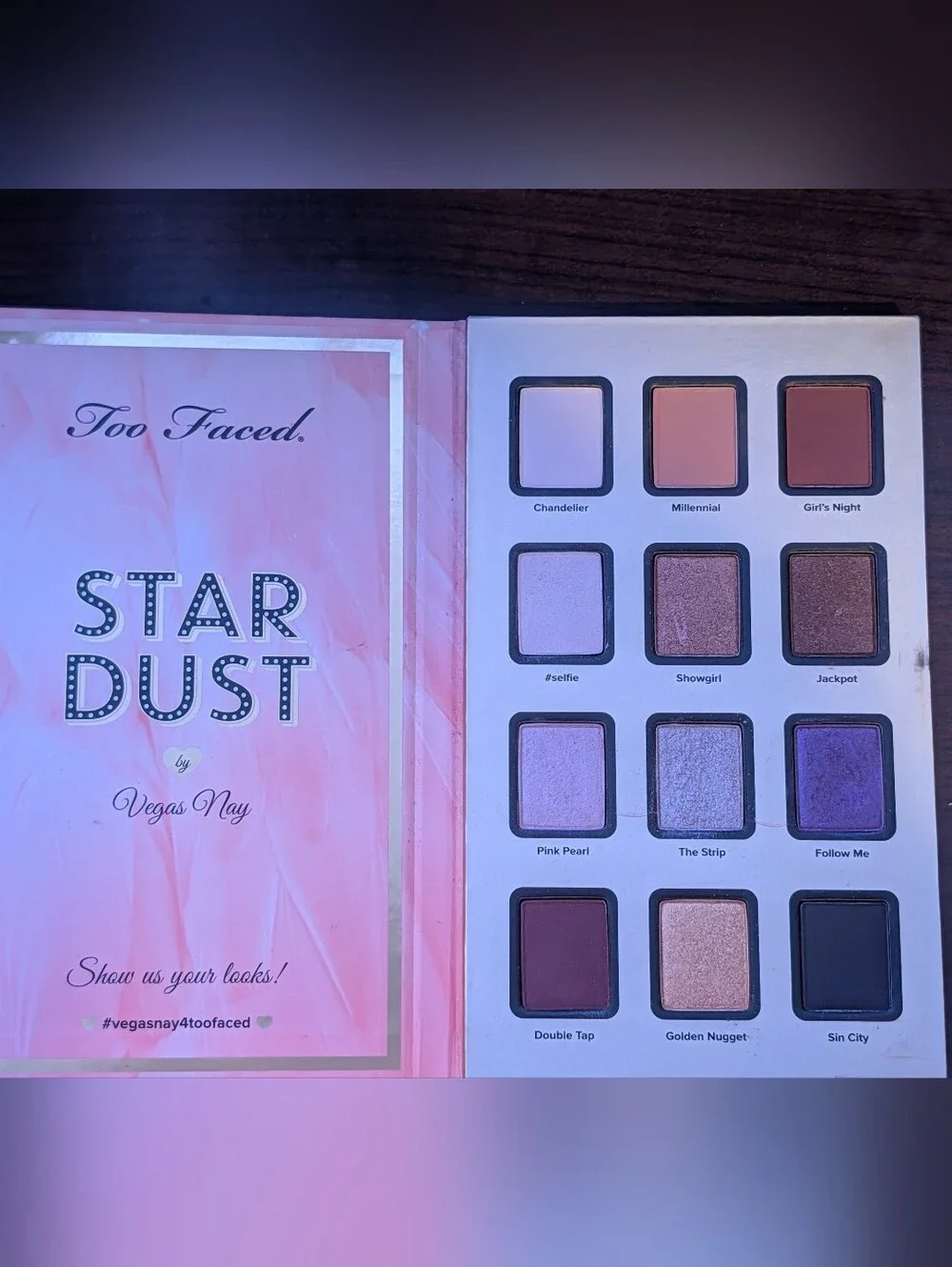 Too Faced Vegas Nay Star Dust Palette New Unused